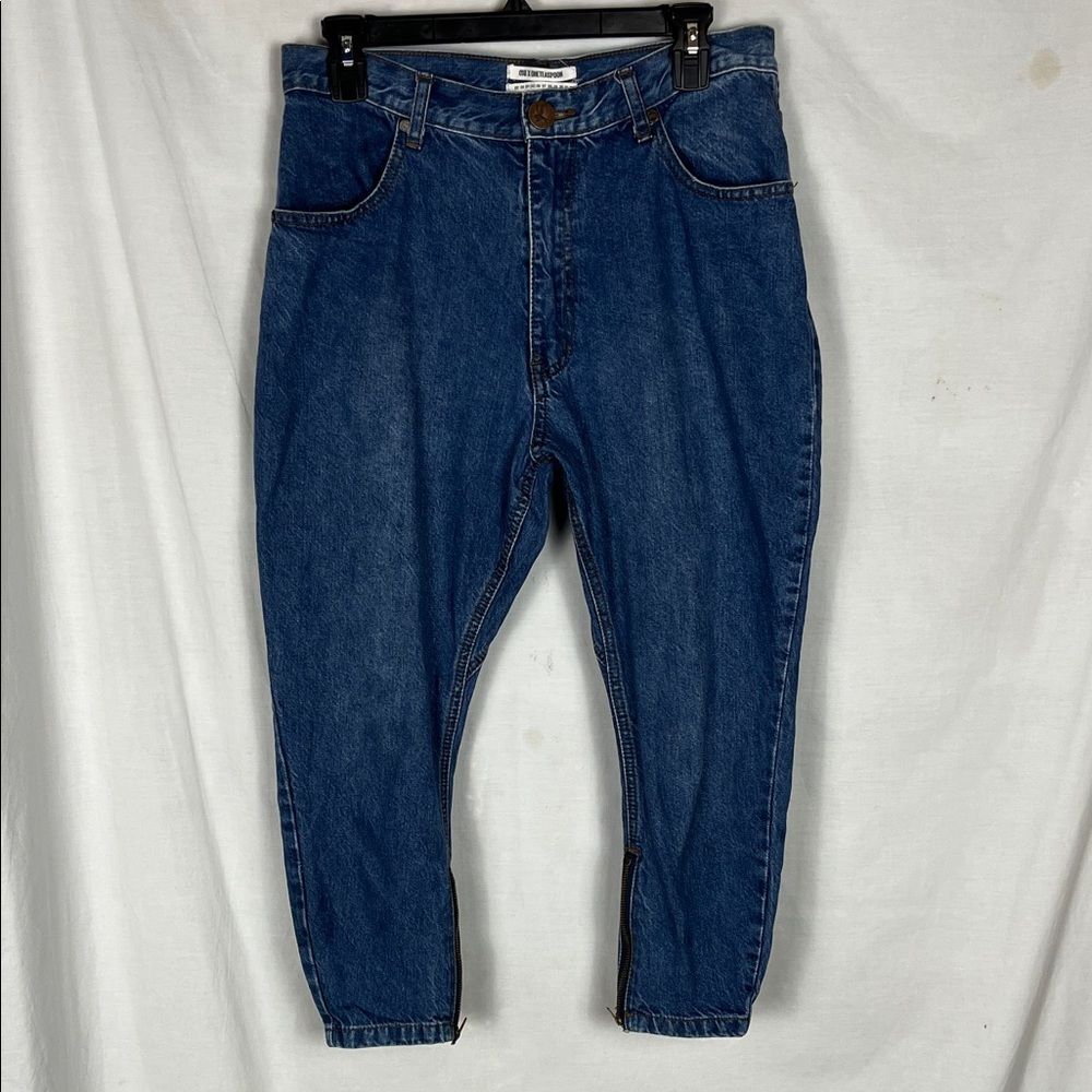 One X One Teaspoon Harem Cropped Zipper Jeans